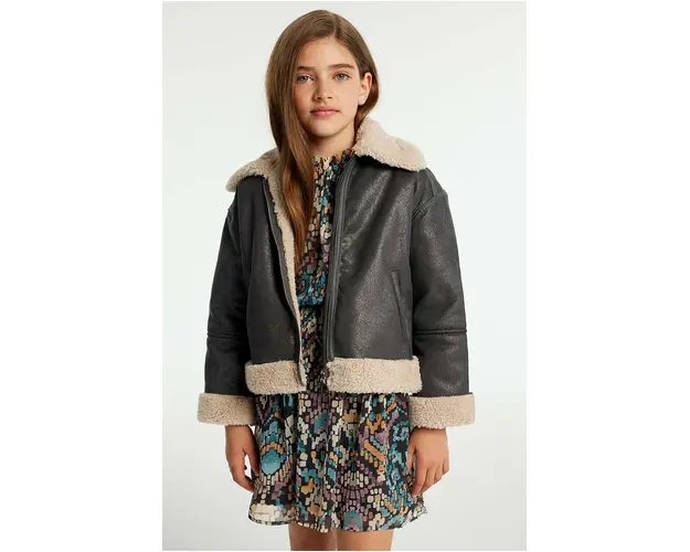 Mayoral geaca copii culoarea argintiu, 7486