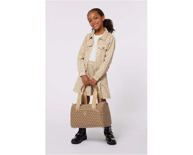 Michael Kors geaca copii culoarea bej, R30161