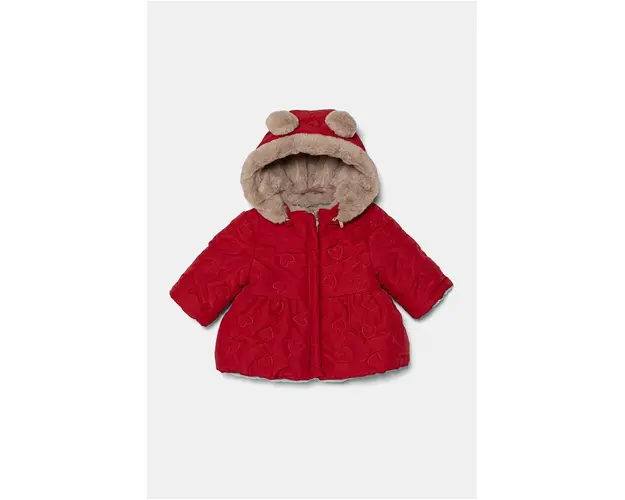 Mayoral Newborn geaca reversibila pentru bebelusi culoarea rosu, 2454