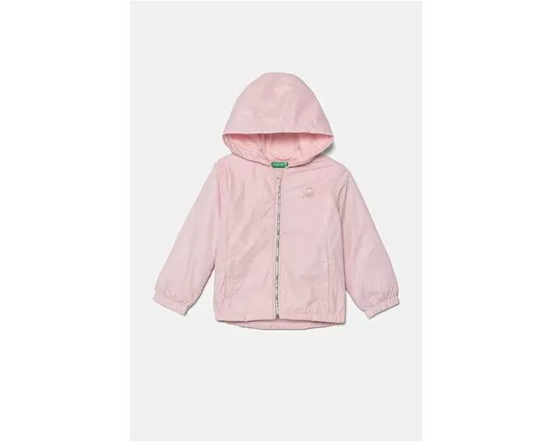 United Colors of Benetton geaca copii culoarea roz, 2NQRGN02Y
