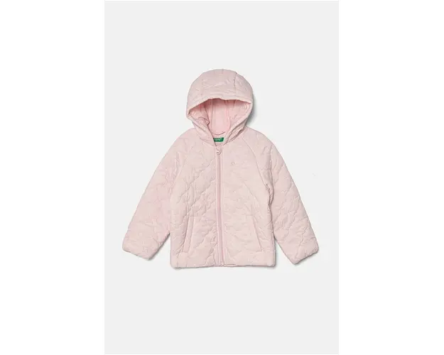 United Colors of Benetton geaca copii culoarea roz, 2MJAGN031