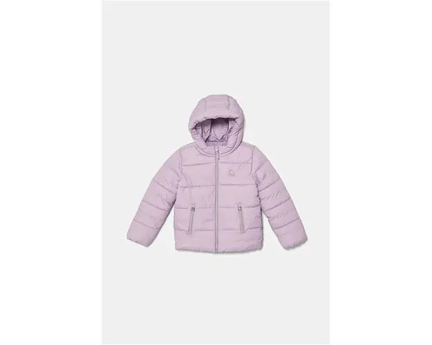United Colors of Benetton geaca copii culoarea violet, 2LETCN04Y