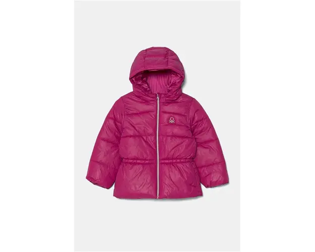 United Colors of Benetton geaca copii culoarea roz, 2NQRGN02X