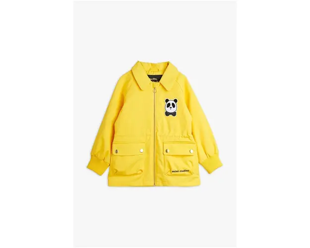 Mini Rodini geaca copii Panda culoarea galben