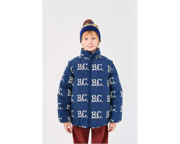 Bobo Choses geaca copii culoarea albastru marin, 224AC130