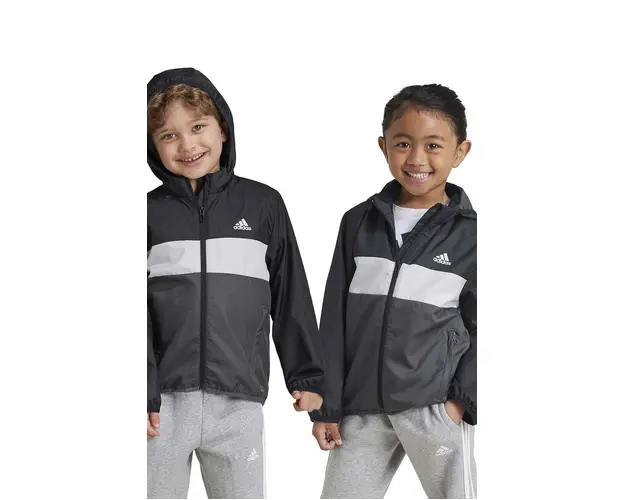 adidas geaca copii LK TIBERIO WB culoarea negru, IW0548