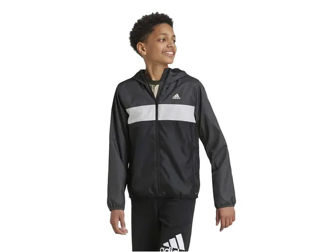 adidas geaca copii J TIBERIO WB culoarea gri, IX3303