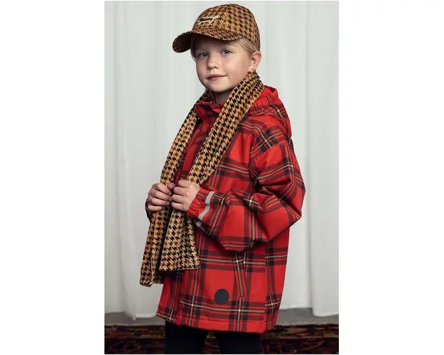 Mini Rodini geaca copii culoarea rosu, 1100015042