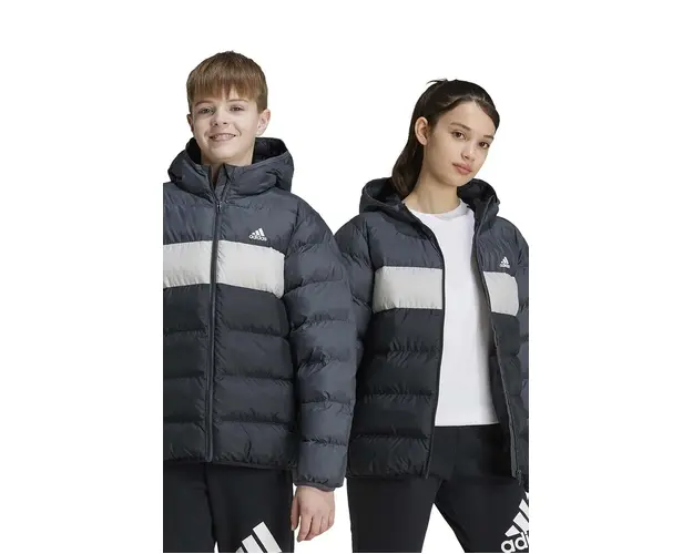 adidas geaca copii J SDKT culoarea gri, IY6918