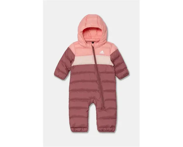 adidas salopeta copii I SNOWSUIT culoarea roz, IX3248