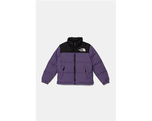 The North Face geaca de puf pentru copii TEEN 1996 RETRO NUPTSE JACKET culoarea violet, NF0A8A4C6KO1