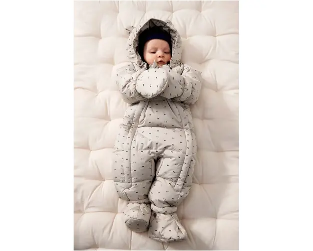 Liewood salopete de iarna pentru bebelusi Sylvie Baby Snowsuit culoarea gri, LW19403