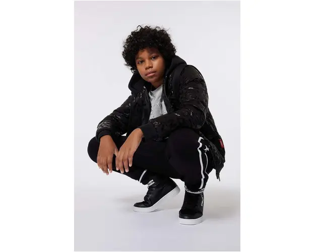 Dkny geaca copii culoarea negru, D60200