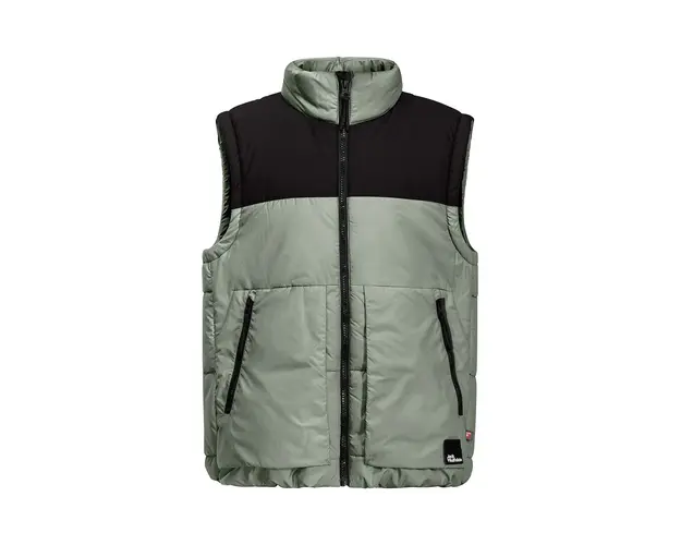 Jack Wolfskin vesta copii culoarea verde, 1610211