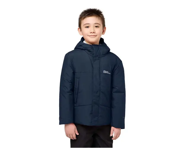 Jack Wolfskin geaca de iarna pentru copii culoarea albastru marin, A61847