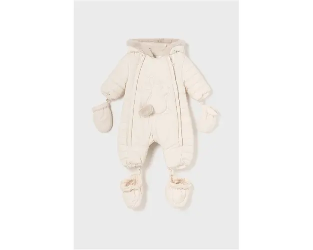 Mayoral Newborn combinezon bebe culoarea bej, 2620