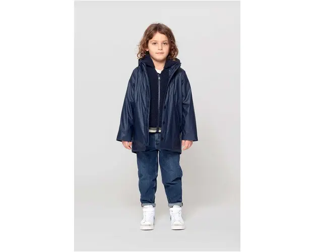 Gosoaky geaca de ploaie copii SNAKE PIT culoarea albastru marin, 242.9.1.304