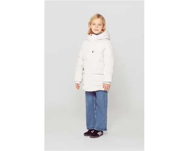 Gosoaky geaca copii TIGER EYE culoarea alb, 242.9.1.506