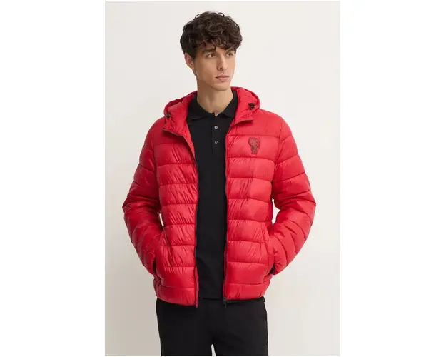 Karl Lagerfeld geaca barbati, culoarea rosu, de tranzitie, 543590.505090