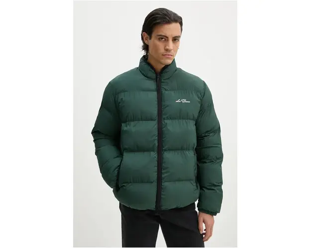 Les Deux geaca barbati, culoarea verde, de iarna, LDM610153
