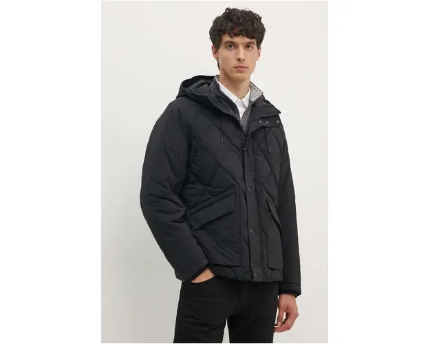 BOSS geaca de puf barbati, culoarea negru, de iarna, 50519959