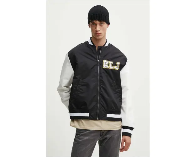 Karl Lagerfeld Jeans geaca bomber barbati, de iarna, 245D1502