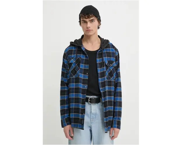 Vans camasa din bumbac barbati, relaxed, VN0A4RZBBTE1