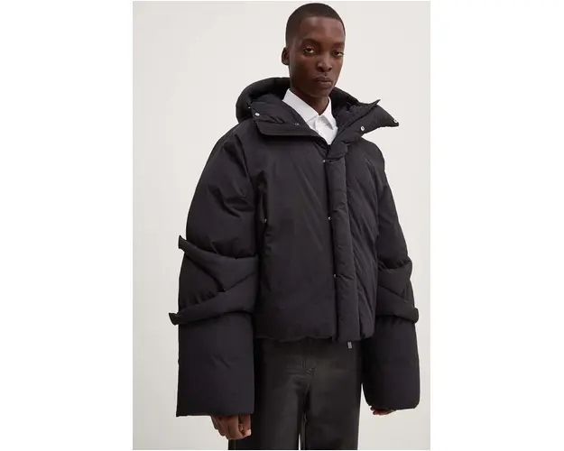 Heliot Emil geaca de puf barbati, culoarea negru, de iarna, M.02.131.BLK01