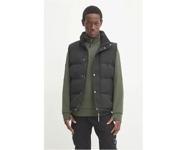 Superdry vesta barbati, culoarea negru, de iarna, M5012151A-02A