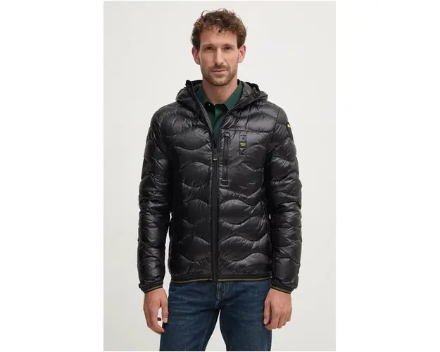 Blauer geaca de puf barbati, culoarea negru, de iarna, 24WBLUC03030