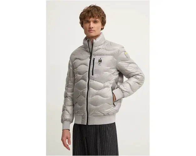 Blauer geaca de puf barbati, culoarea gri, de tranzitie, 24WBLUC03031