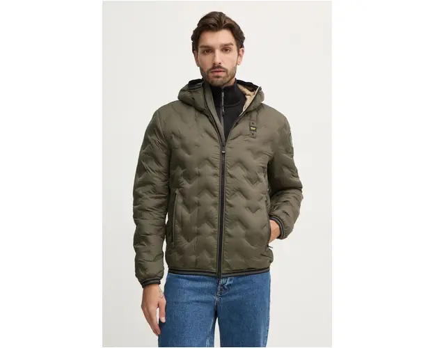 Blauer geaca de puf barbati, culoarea verde, de iarna, 24WBLUC03125