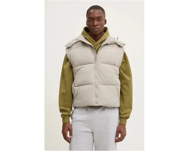 Karl Kani vesta barbati, culoarea gri, de iarna, 60720003