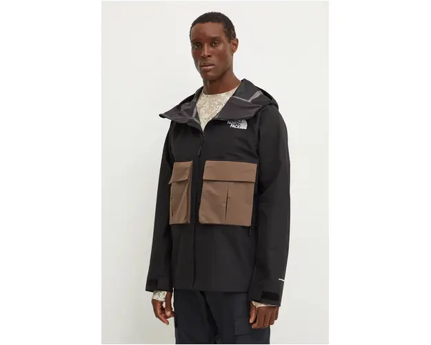 The North Face geaca Dragline culoarea negru, NF0A87YF4XO1