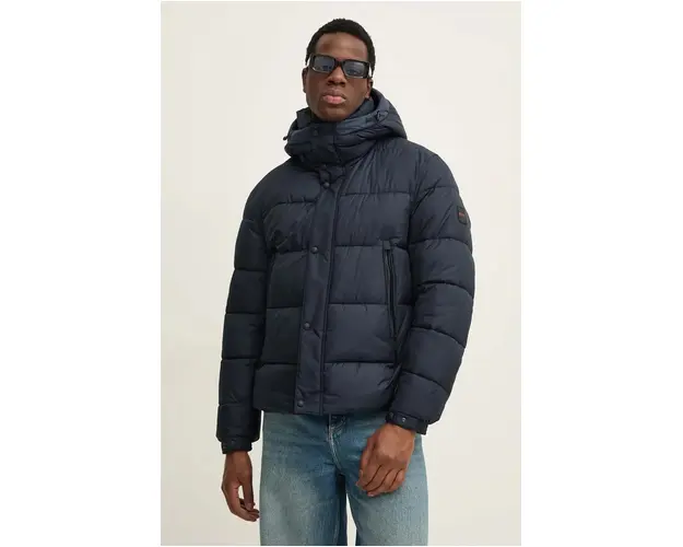 Boss Orange geaca barbati, culoarea albastru marin, de iarna, 50528573