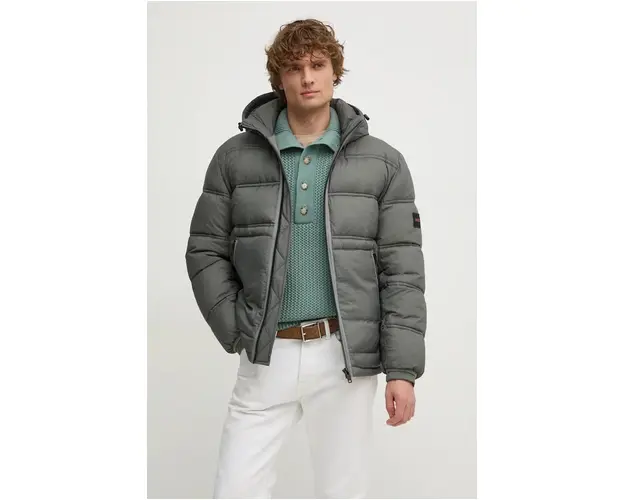 Boss Orange geaca barbati, culoarea gri, de iarna, 50535994