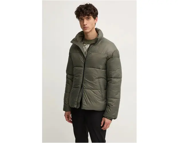 Lindbergh geaca barbati, culoarea verde, de iarna, oversize, 30-303051