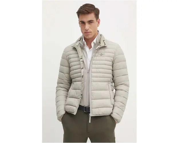 Aeronautica Militare geaca barbati, culoarea bej, de tranzitie, AB2179CT3246