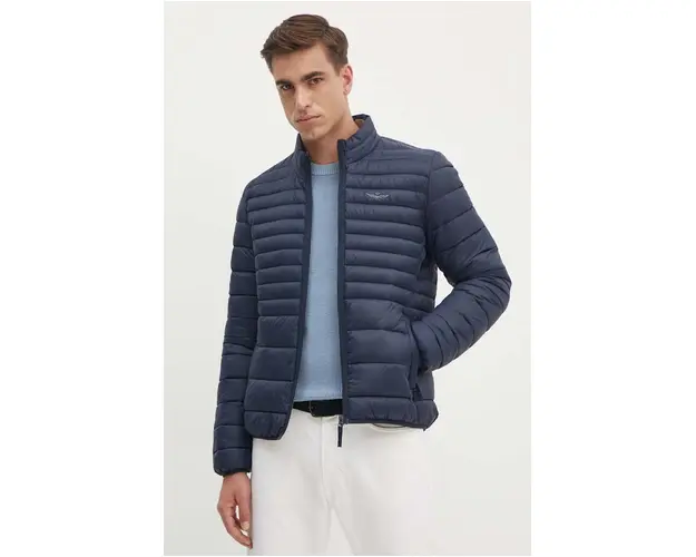 Aeronautica Militare geaca barbati, culoarea albastru marin, de tranzitie, AB2179CT3246