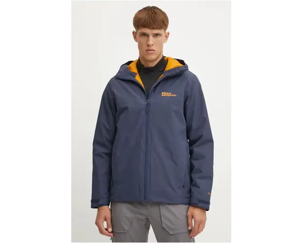 Jack Wolfskin geaca sport Wisper culoarea albastru marin, A61870