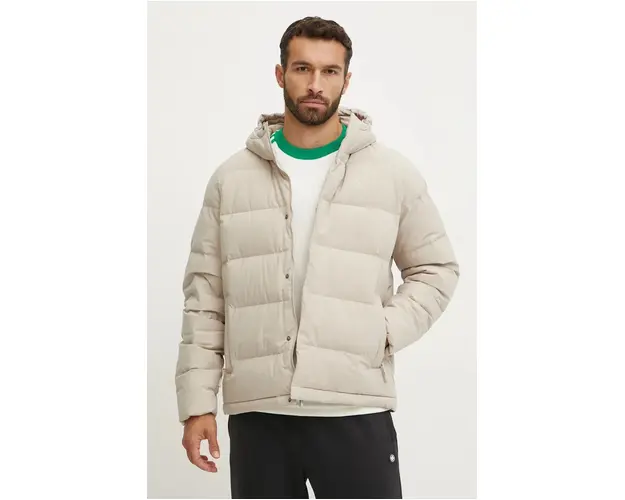 adidas geaca de puf Helionic barbati, culoarea bej, de iarna, IZ4702