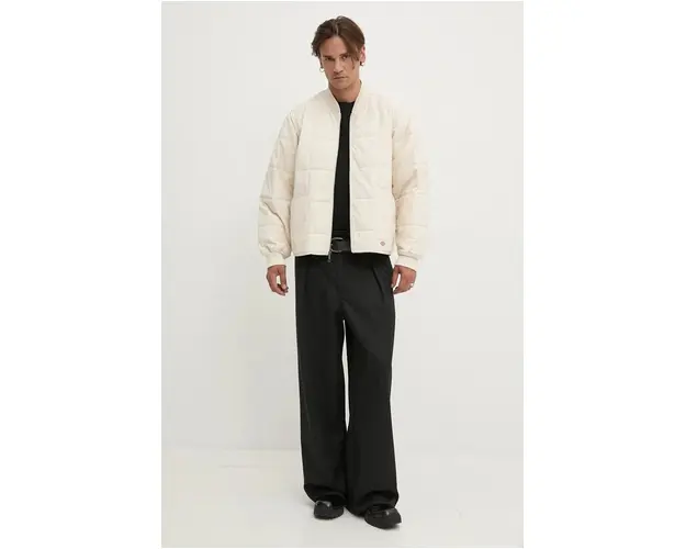Dickies geaca GARDINER barbati, culoarea bej, de tranzitie, DK0A4Z35
