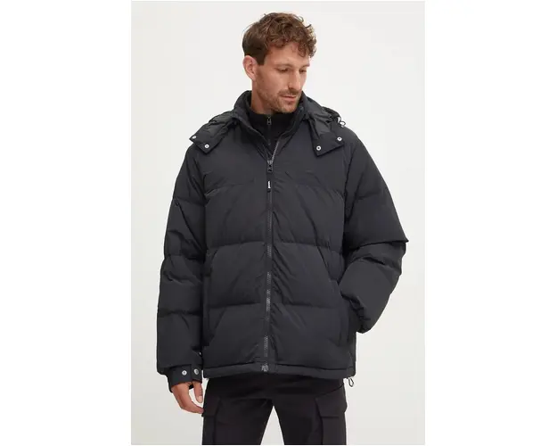 Levi's geaca de puf barbati, culoarea negru, de iarna, A8557