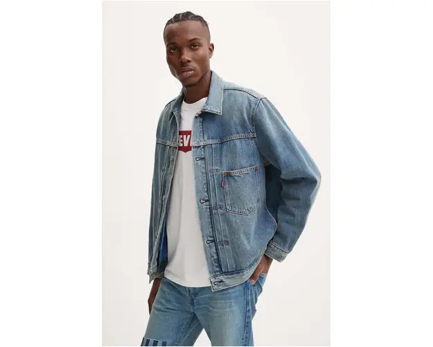 Levi's jacheta cu puf din denim de tranzitie, A8634