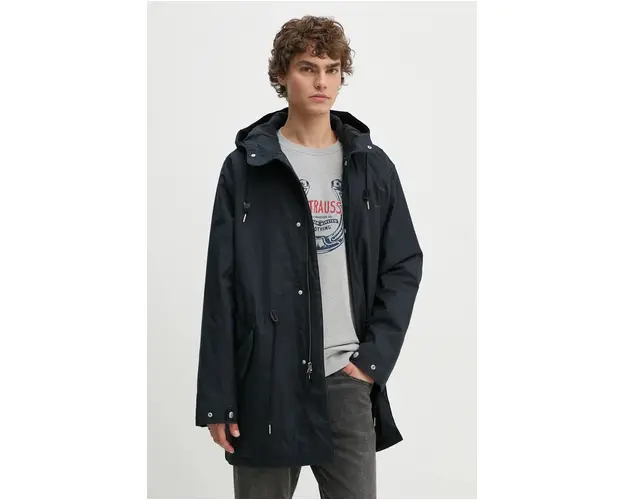 Levi's geaca barbati, culoarea negru, de iarna, A8563