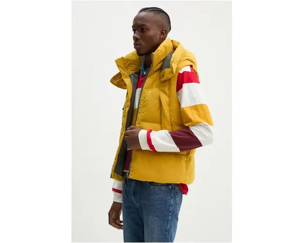 G-Star Raw vesta barbati, culoarea galben, de iarna, D25346-D518