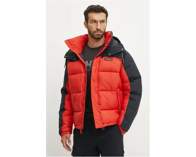 Columbia geaca Snowqualmie barbati, culoarea rosu, de iarna, 2090761