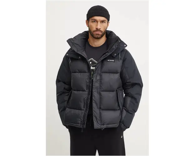 Columbia geaca Snowqualmie barbati, culoarea negru, de iarna, 2090761
