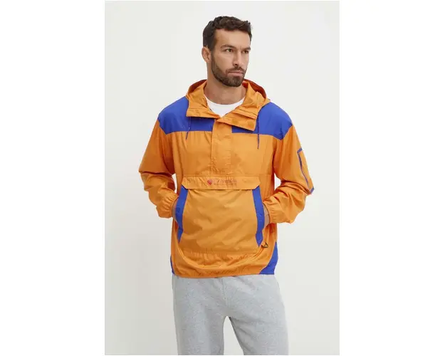 Columbia geaca Challenger Windbreaker barbati, culoarea portocaliu, de tranzitie, 2091001