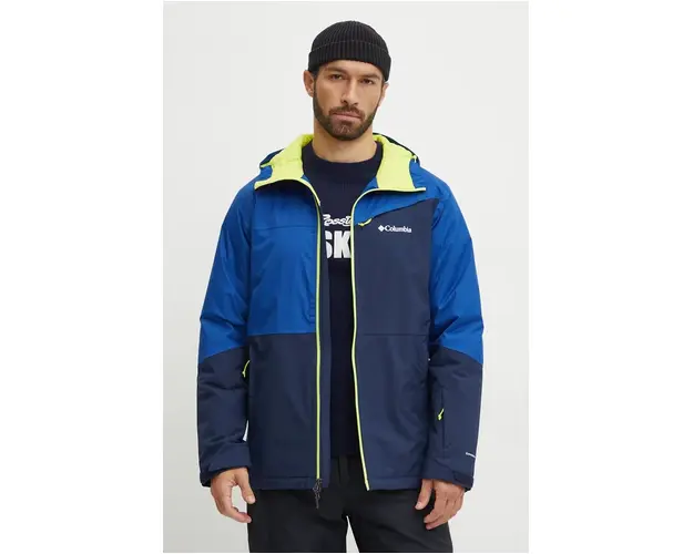 Columbia geaca Iceberg Point II barbati, culoarea albastru marin, 2113941